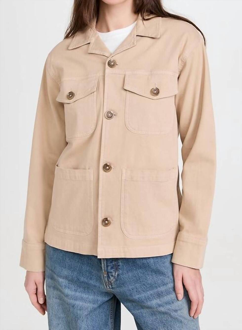 NEW DL1961 - WOMEN'S montauk twill jacket in almond